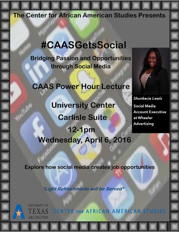 Poster for C A A S gets social