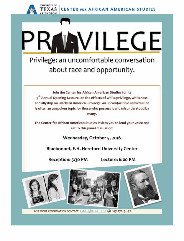 Poster for 5th annual opening lecture