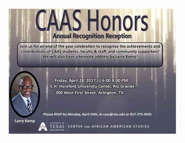 C A A S Honors poster